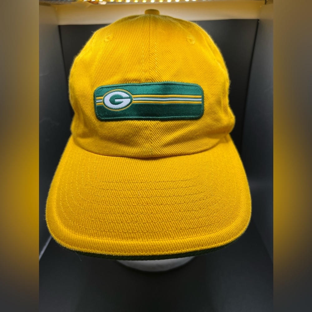 Vintage 90’s Nike NFL Pro Line Hat Green Bay Packers Yellow And Green - Clean!!